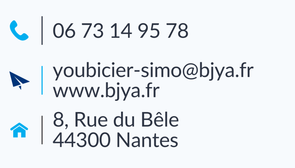 Coordonnées pied de page 4